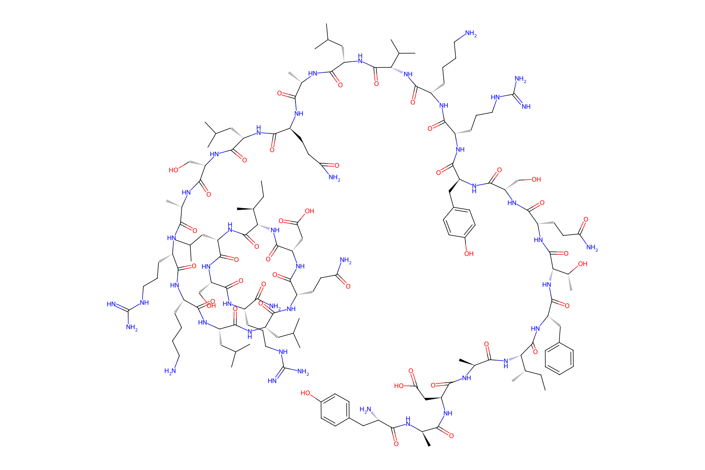 2D molecular structure of CJC-1295 without DAC